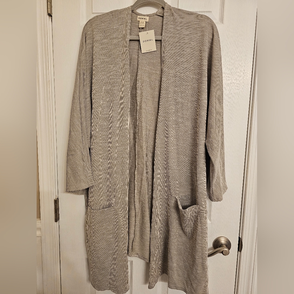 Donni Sandwash Cardigan With Pockets- OSFA Plus NWT!